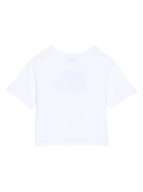 T-shirt bambina maniche corte bianca Dolce & Gabbana Kids | L5JTLPG7L4LW0800